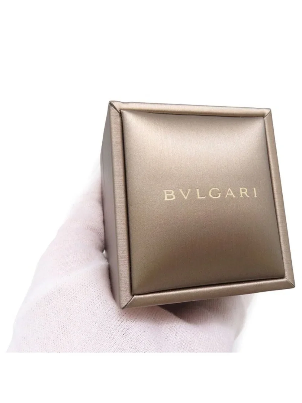 Bvlgari Ring Parentesi Cocktail Amethyst Diamond 18k Pink Gold